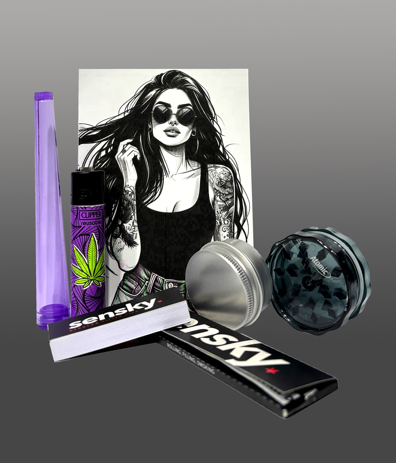 Kit für deine Hightäsch in Lila